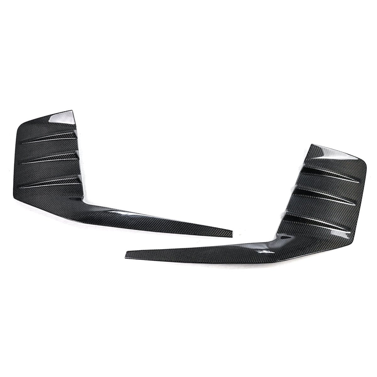 BMW G87 M2 MP Style Real Carbon Fiber Rear Bumper Side Trim